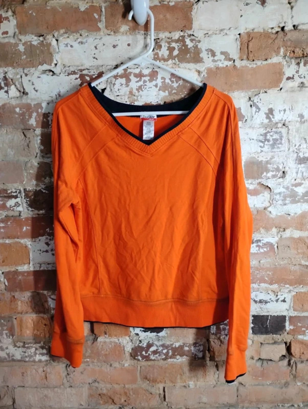 Orange and Blue Sweatshirt M